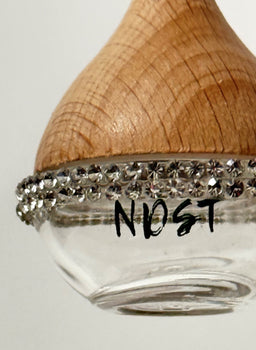 NDST Hanging Air Diffuser - Simple Bling NDST Diffuser Bottle - (Silver)