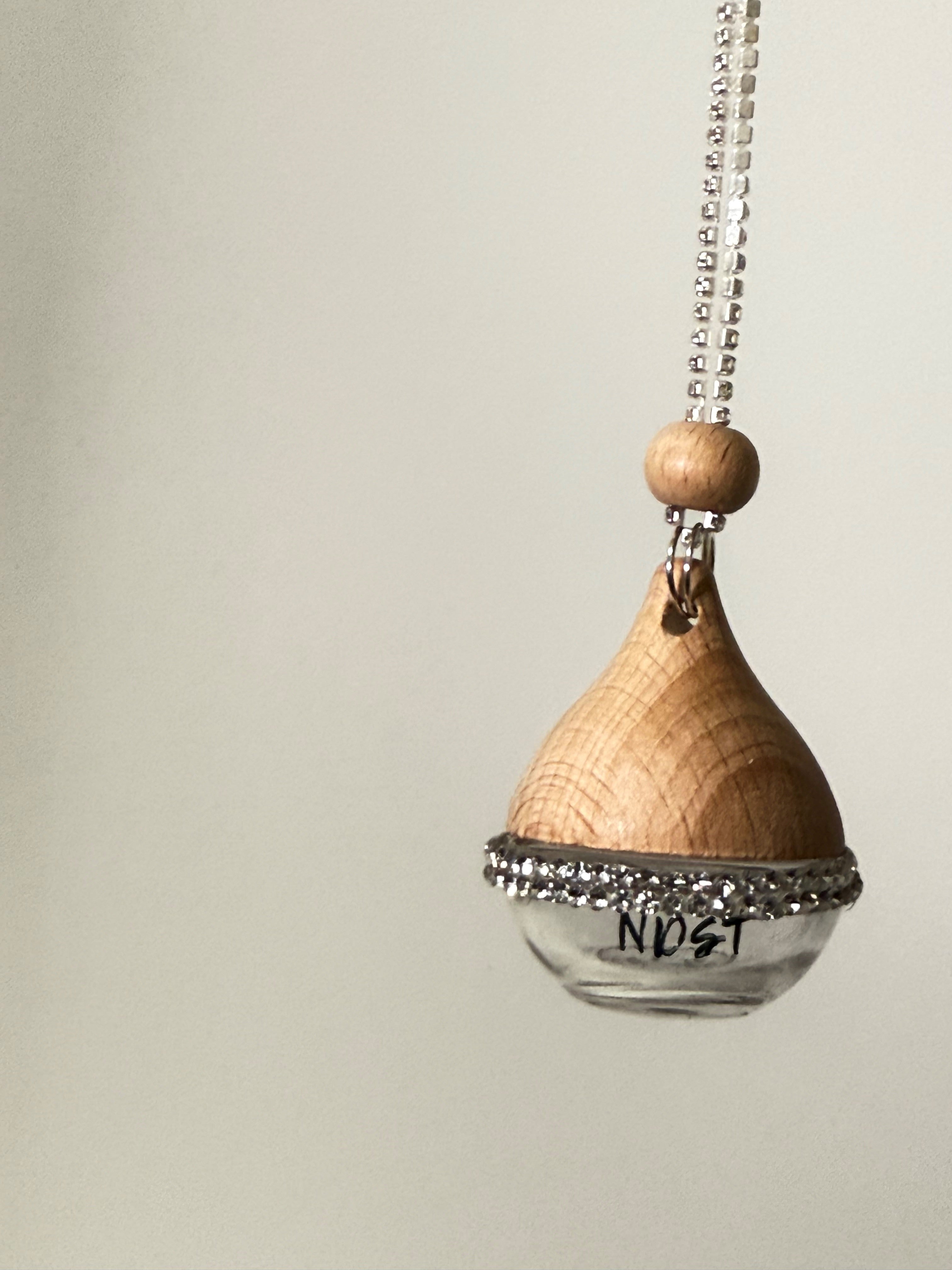 NDST Hanging Air Diffuser - FULL Bling NDST Diffuser Bottle (Silver & Gold)